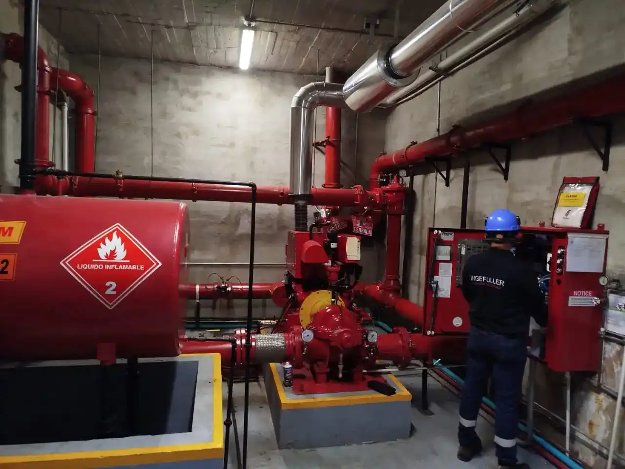 Mantenimiento correctivo de sistemas contra incendio Colombia