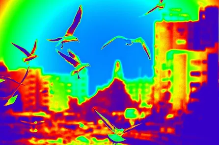 Inspección con cámara termográfica sobre un tablero eléctrico